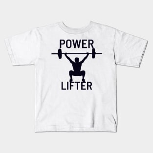 Strongmen Powerlifter Bodybuilder in black Kids T-Shirt